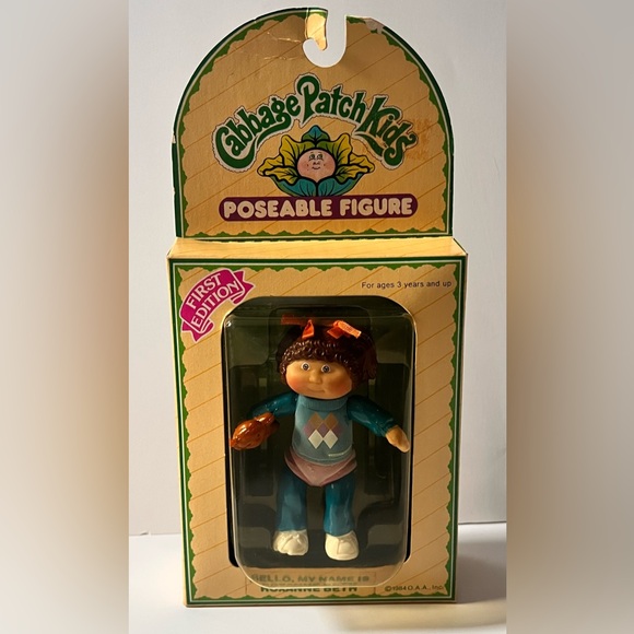 Cabbage Patch Kids Other - Cabbage Patch Kids Poseable Figure 1984~Vintage Cabbage Patch Roxanne Beth Doll